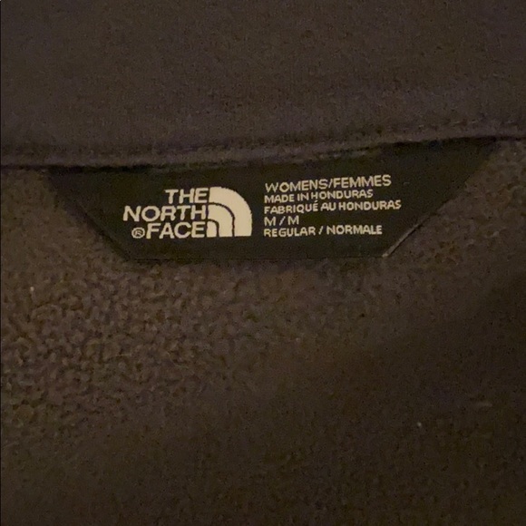 Dark gray North Face soft shell jacket - Picture 3 of 4